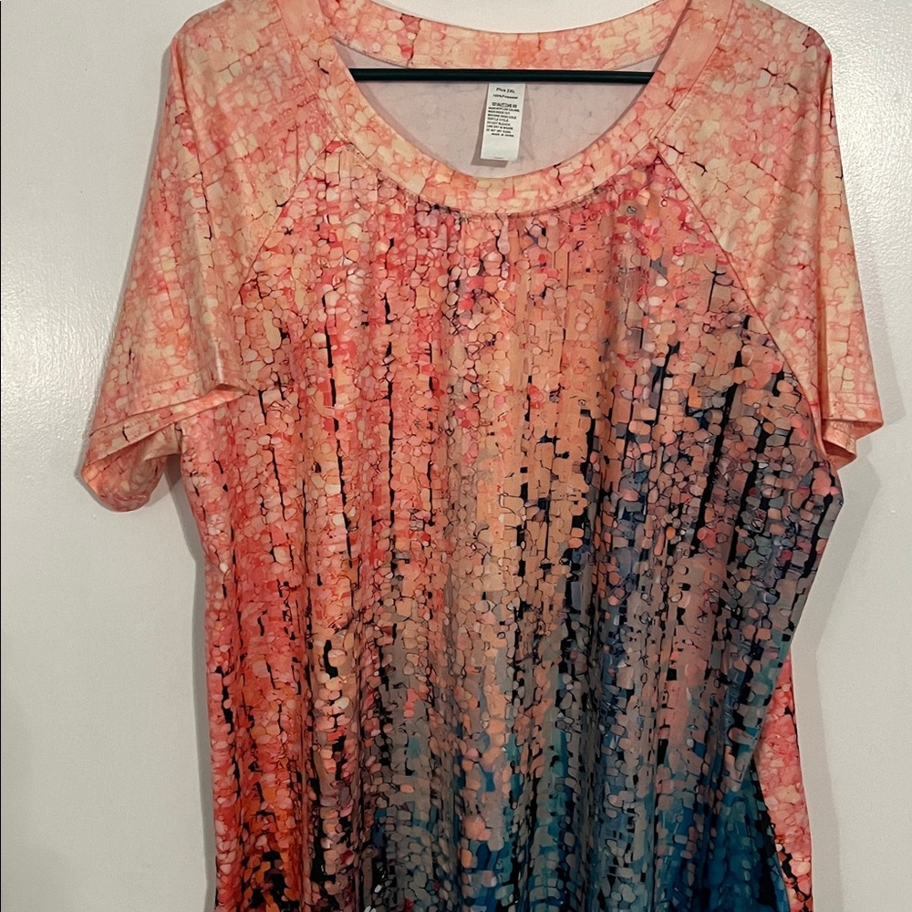 Women's Multicolor Abstract Top - Picture 6 of 6